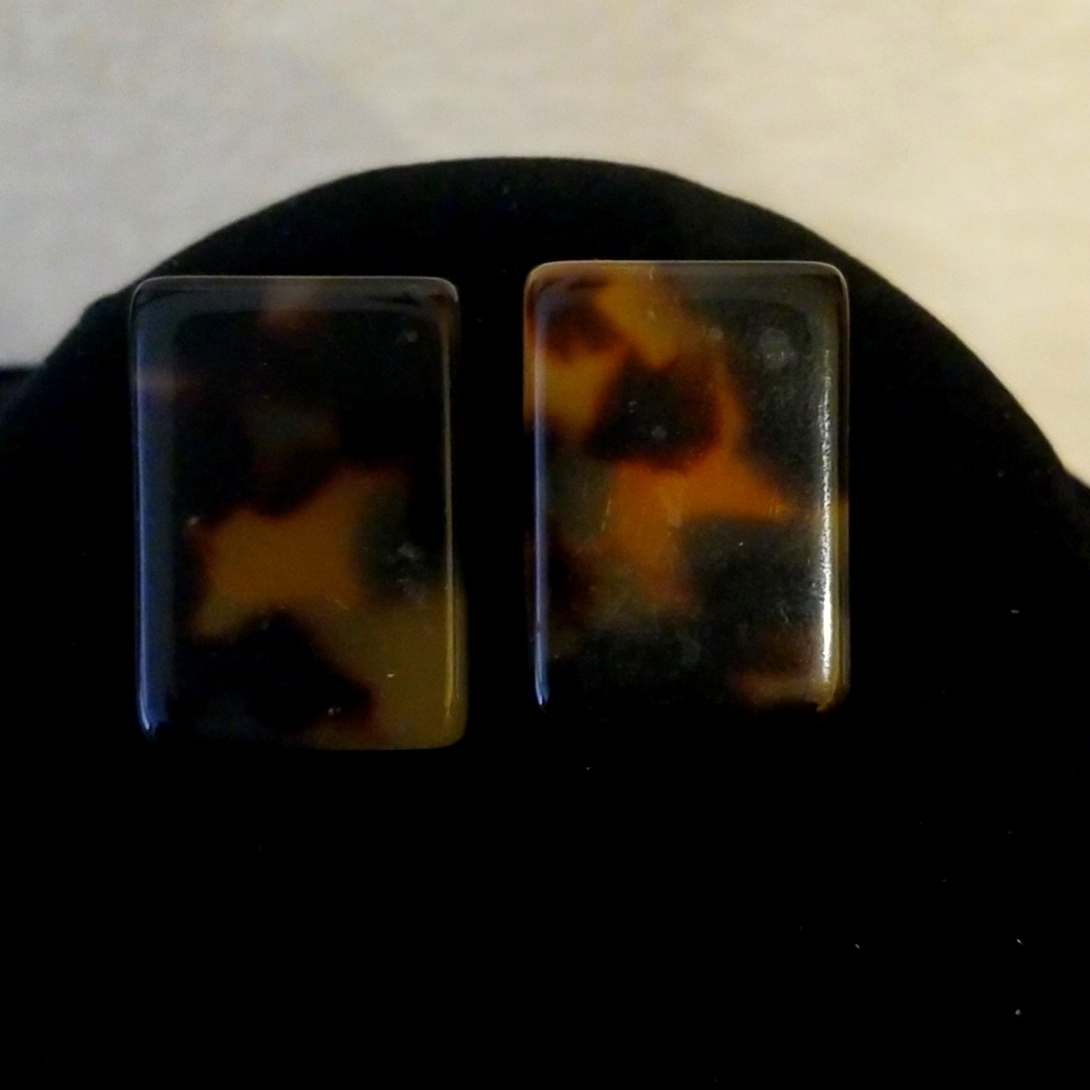 Tortoiseshell Earrings - image 2